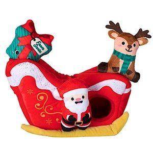 DOG PUZZLE TOY *HOLD ON FOR DEER LIFE *NEW! *PLUSH *MACY’S *4 PIECES—INTERACTIVE